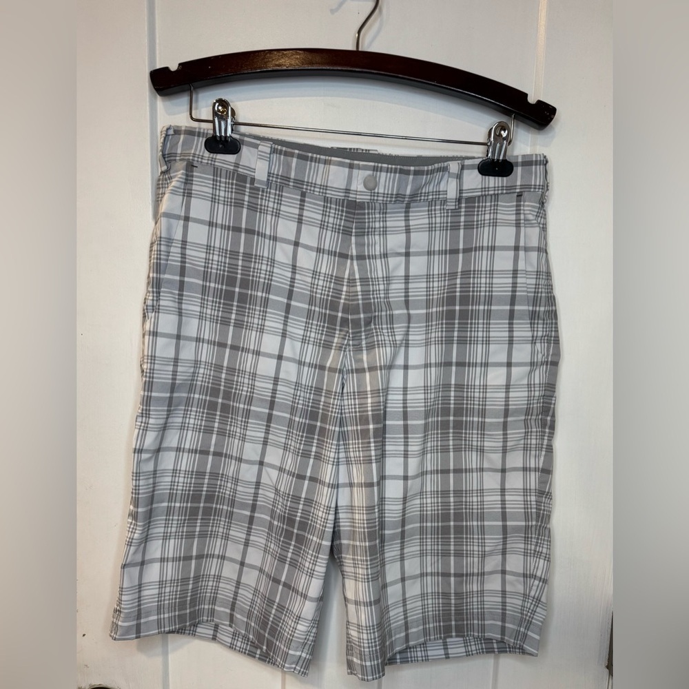 Mens Nike Golf Dri-Fit plaid shorts size 32 E1.2